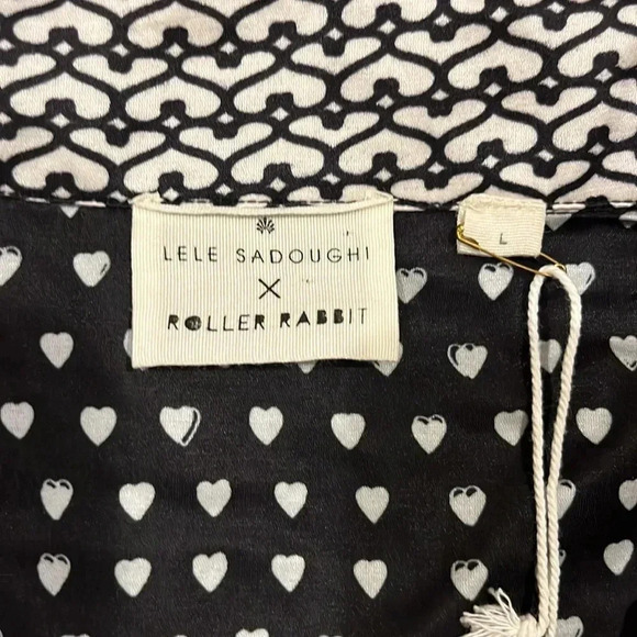 NWT Lele Sadoughi x Roller Rabbit PJ Set - Picture 3 of 8
